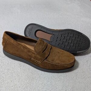 NEW! Cole Haan Penny Loafers Mens 11M Brown Suede Grand 360 C41159
